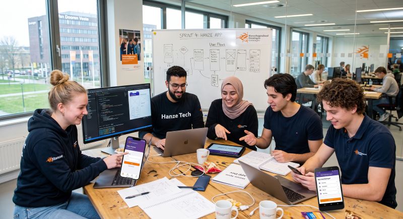 Ontwikkelen Hanze Studentenportaal-app