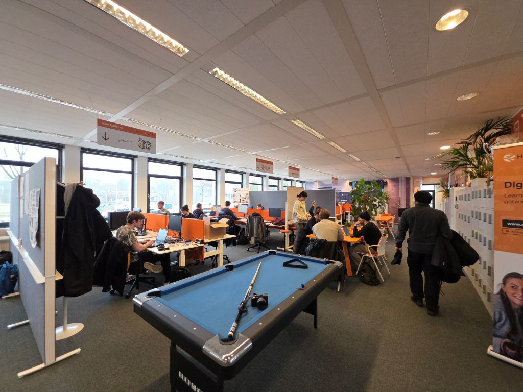 Impressie van de CollabSpace bij de DSH.