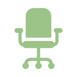 Icoon bureaustoel